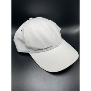 Porsche Design Adjustable Hat White Black Men’s Women’s Racing Cap